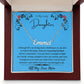 Personalized Name Necklace - To My Lovely Daughter/Mom