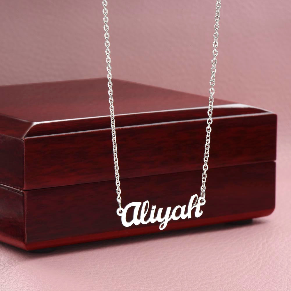 Personalized Name Necklace - To My Lovel Daughter/Dad