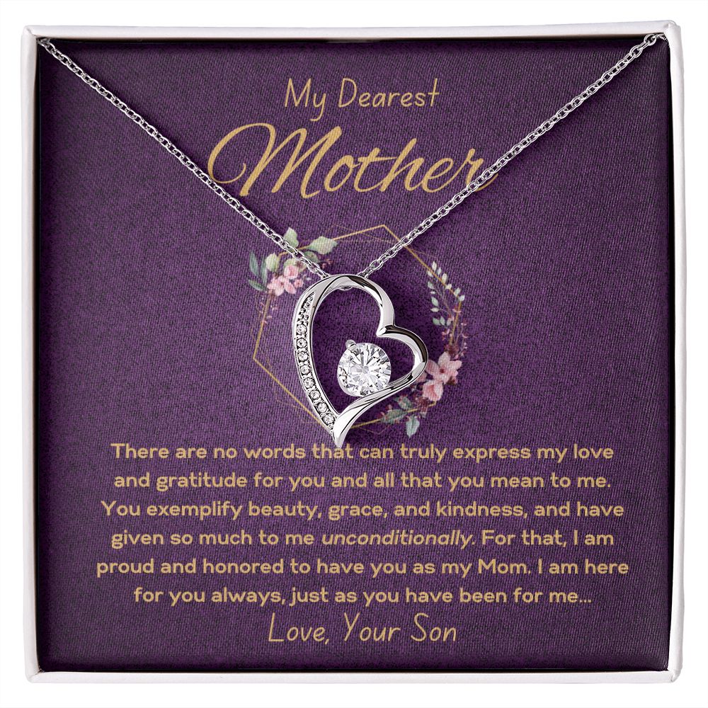 Forever Love Necklace - To Mother from Son