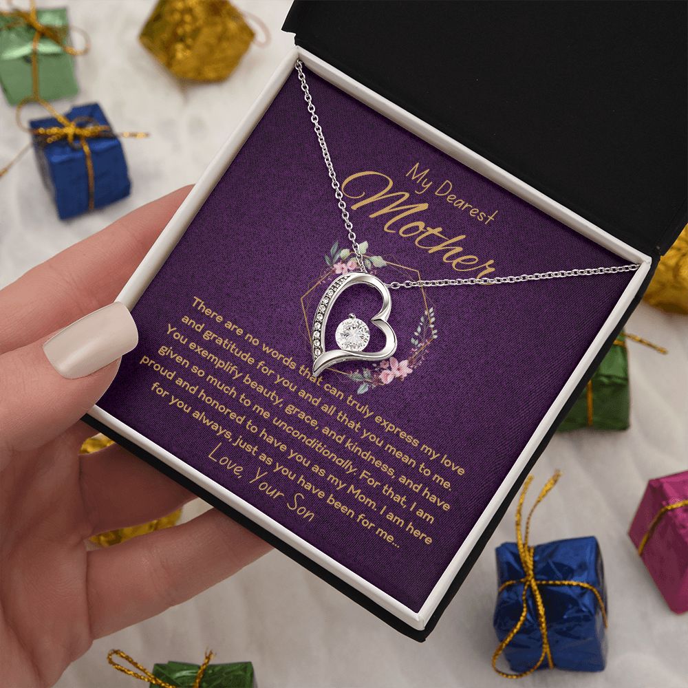 Forever Love Necklace - To Mother from Son