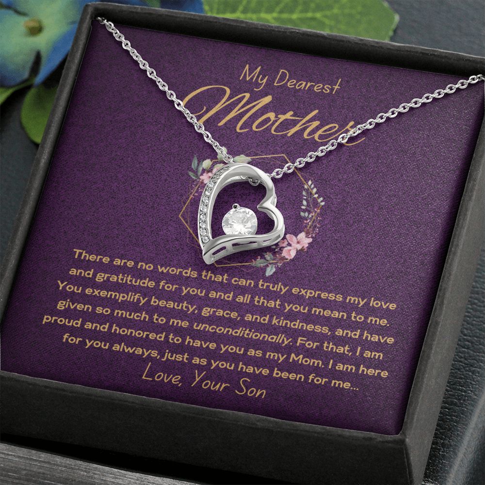 Forever Love Necklace - To Mother from Son