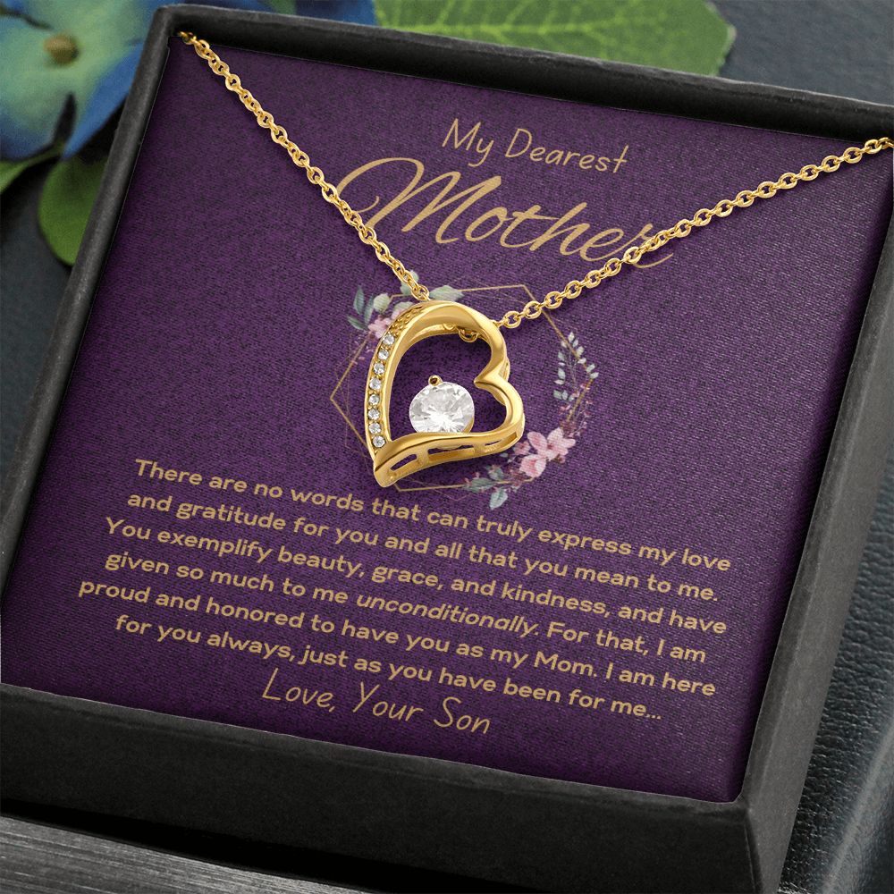 Forever Love Necklace - To Mother from Son