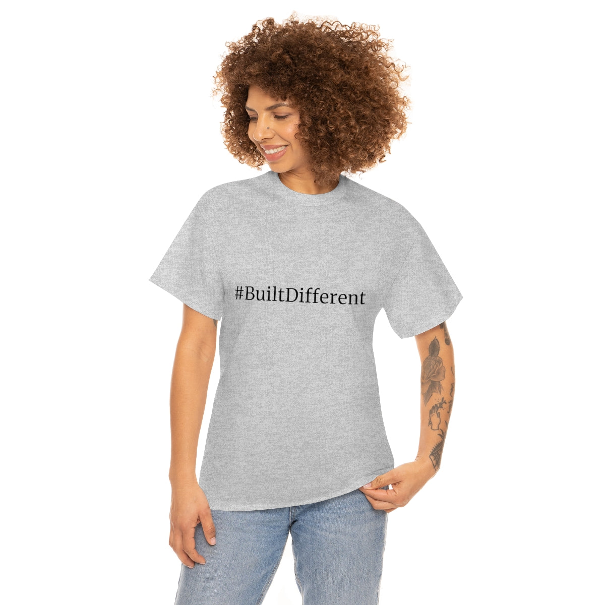 #BuiltDifferent - Unisex Heavy Cotton Tee