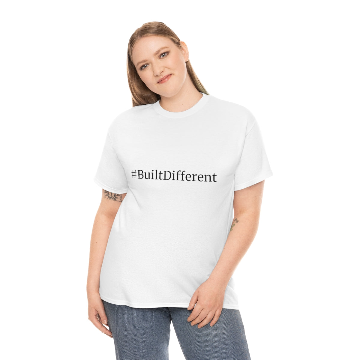 #BuiltDifferent - Unisex Heavy Cotton Tee