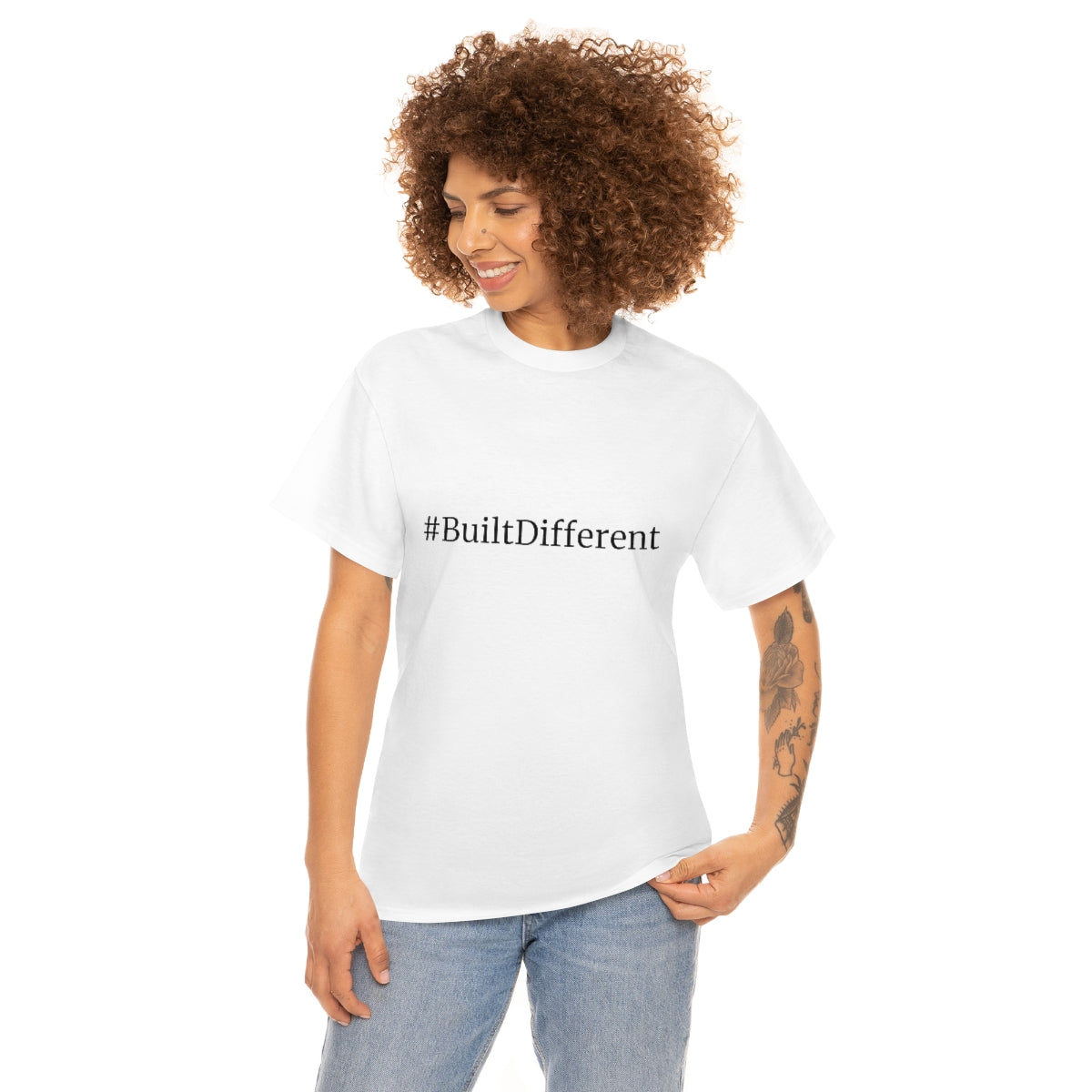 #BuiltDifferent - Unisex Heavy Cotton Tee