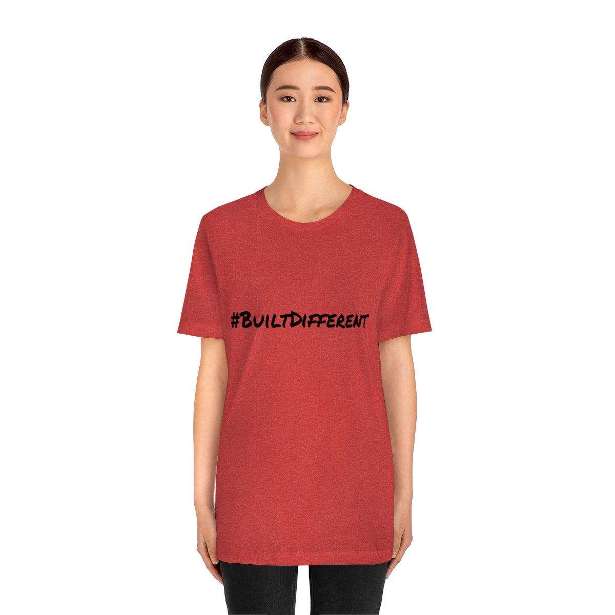 #BuiltDifferent - Unisex Jersey Short Sleeve Tee